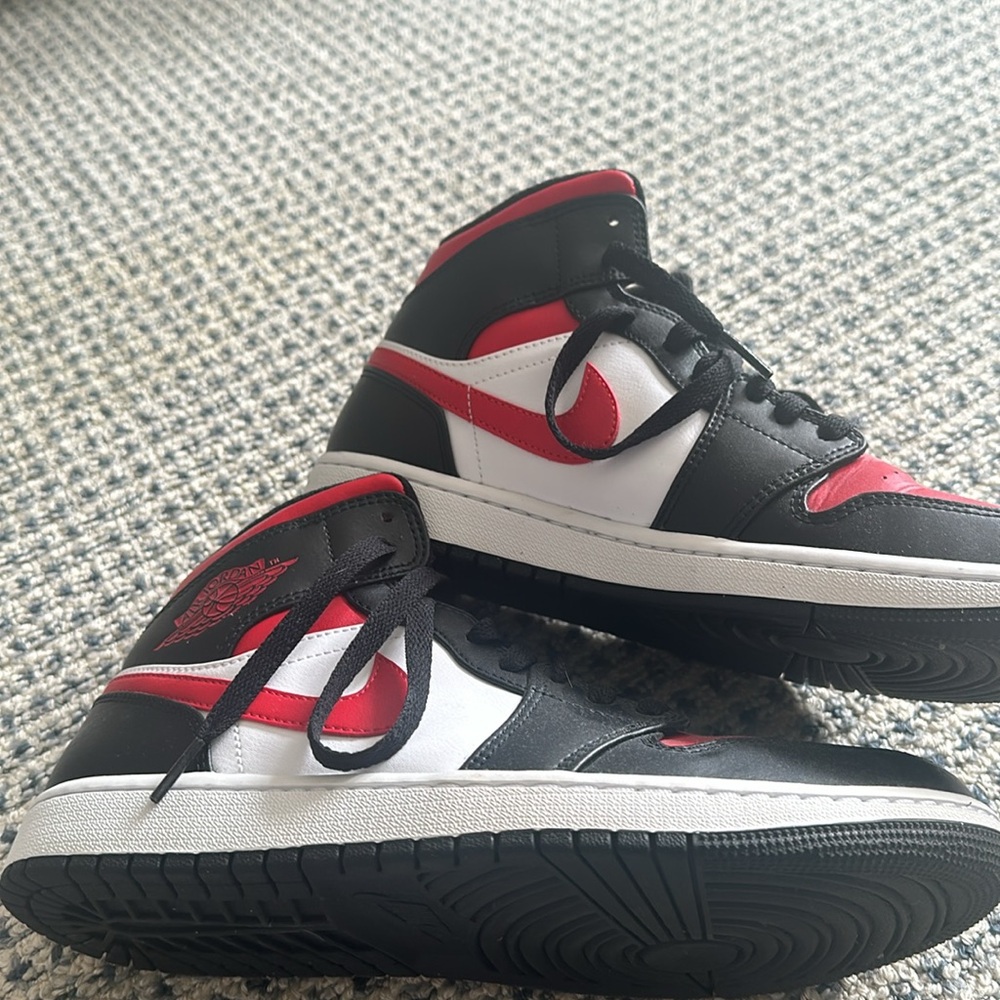 Nike Red and Black Athletic Shoes